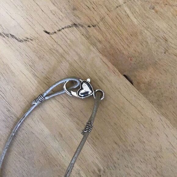 Handmade, Handmade African Brown & Silver Necklace, NEW, 26' - Picture 4 of 5